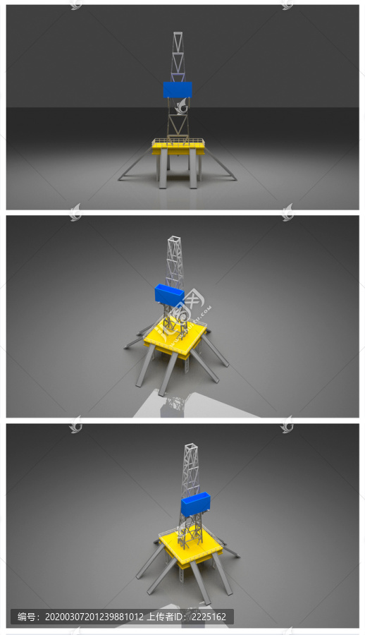 石油钻井井架设计模型