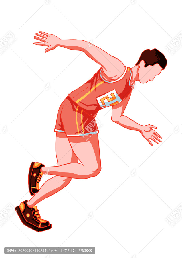 奧運(yùn)會(huì)體育運(yùn)動(dòng)健身運(yùn)動(dòng)員跑步