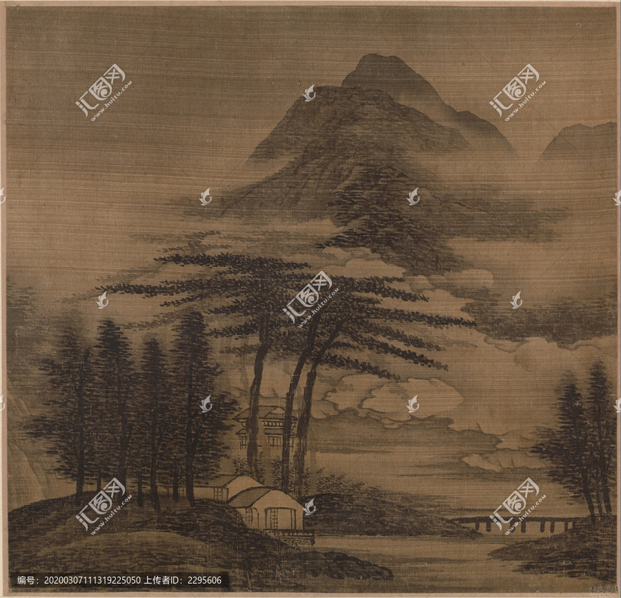 高岑山水冊(cè)頁