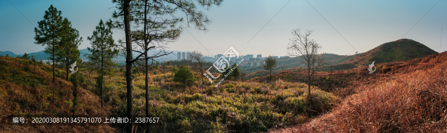 山坡荒山丘陵高清图