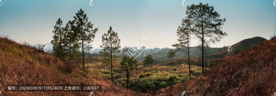 山坡荒山丘陵高清图