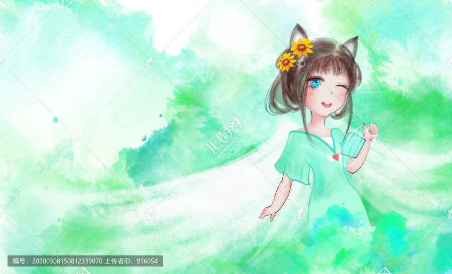愛心醫(yī)護(hù)人員卡通形象