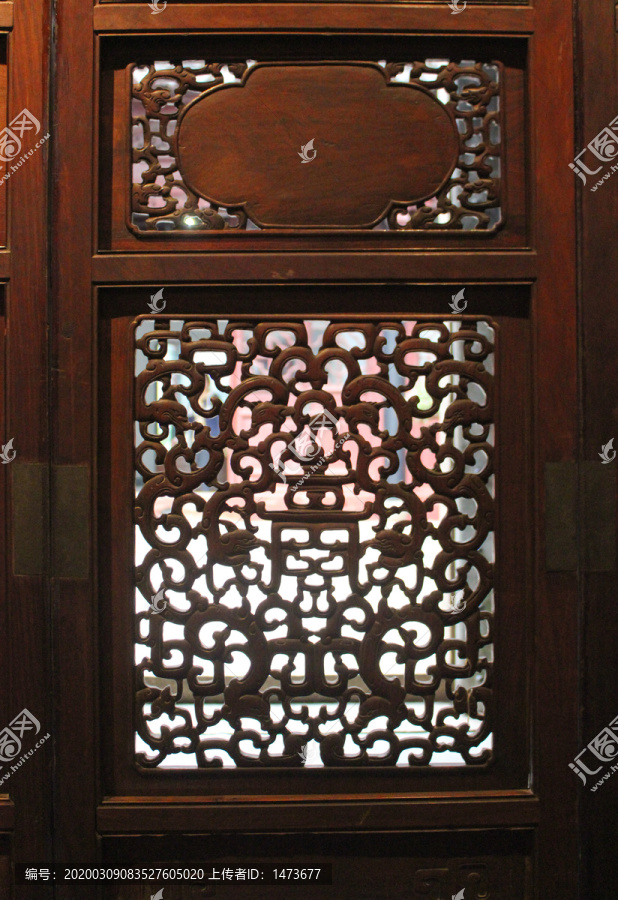 古代雕花门窗