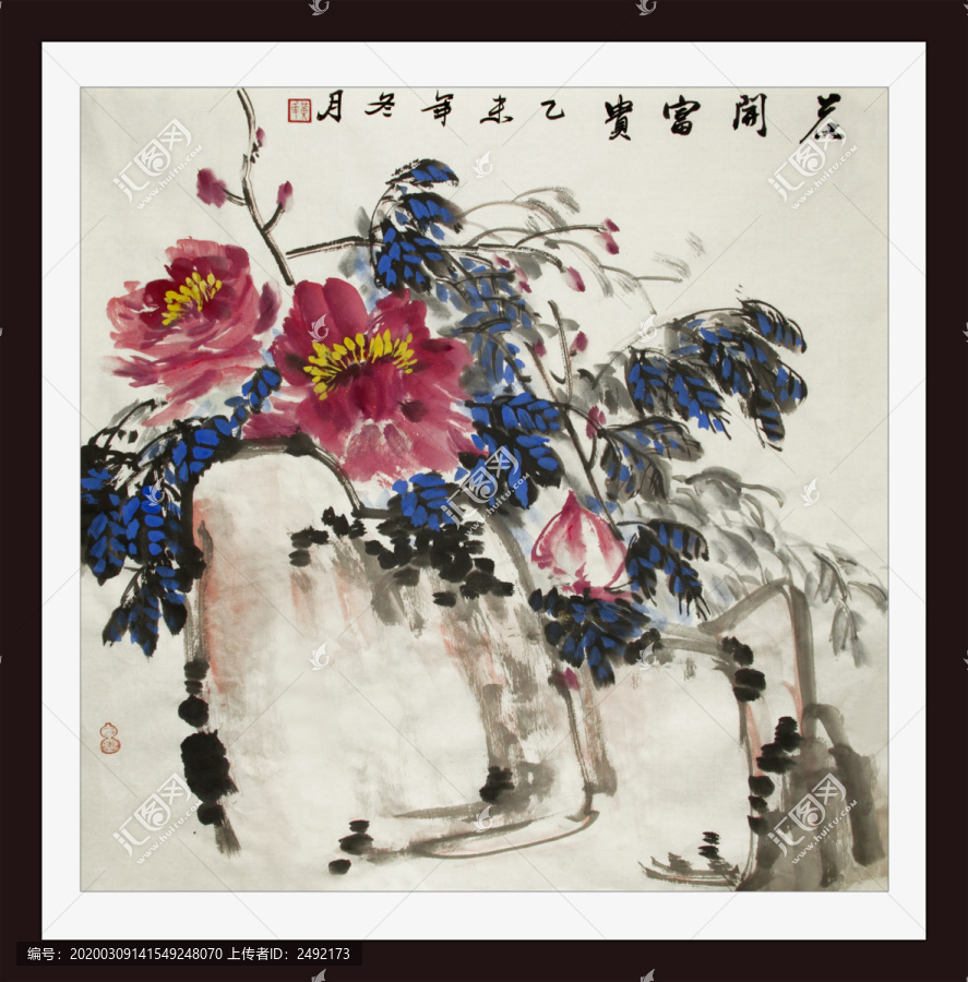 花開富貴牡丹花
