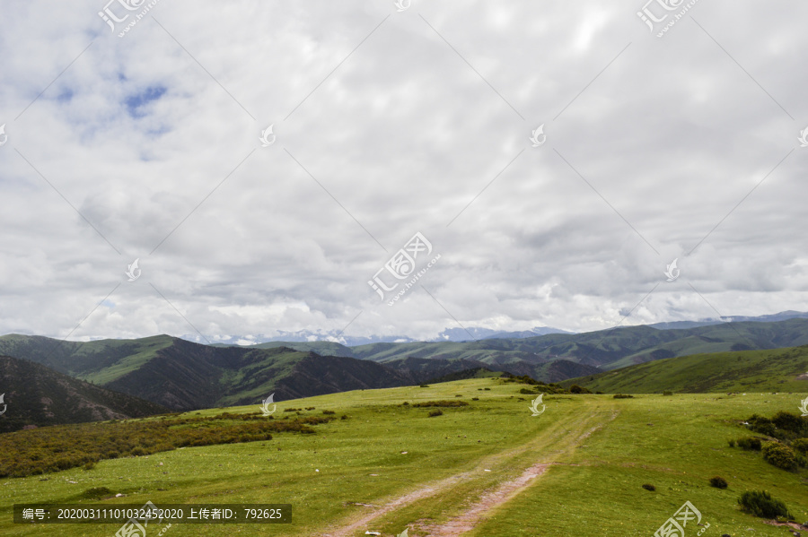 西藏高原平原山区