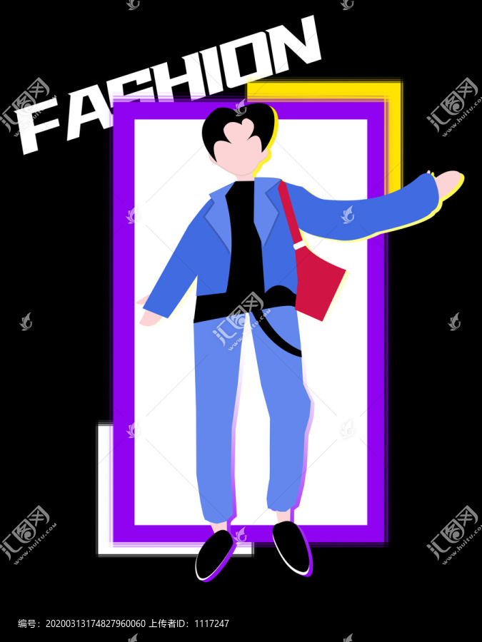卡通男孩插畫