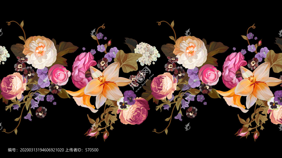 水彩花卉