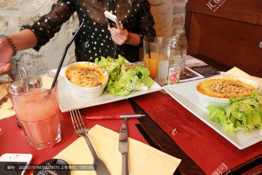 法式西餐蔬菜沙拉套餐