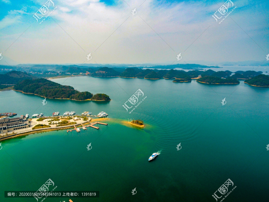 航拍庐山西海风景名胜区