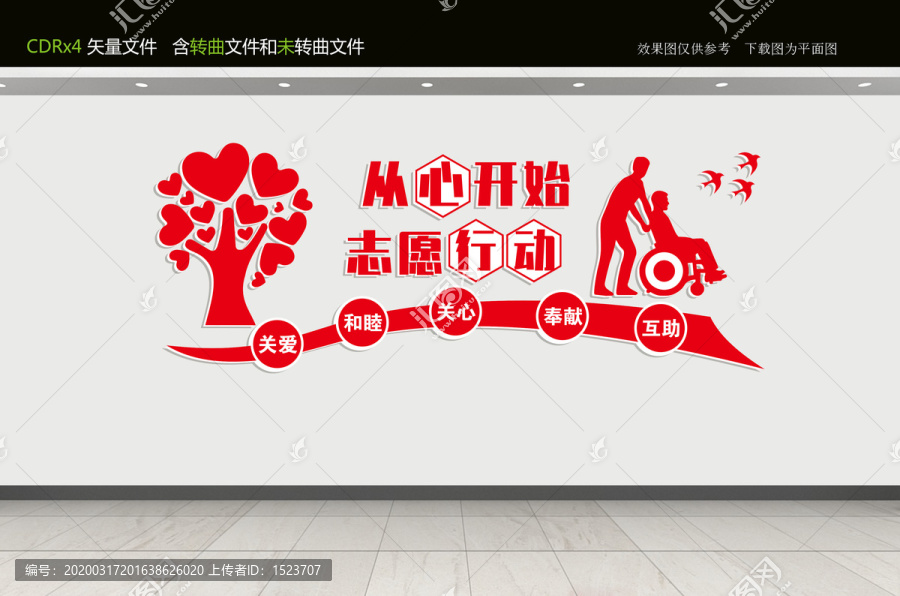 志愿者之家文化墻