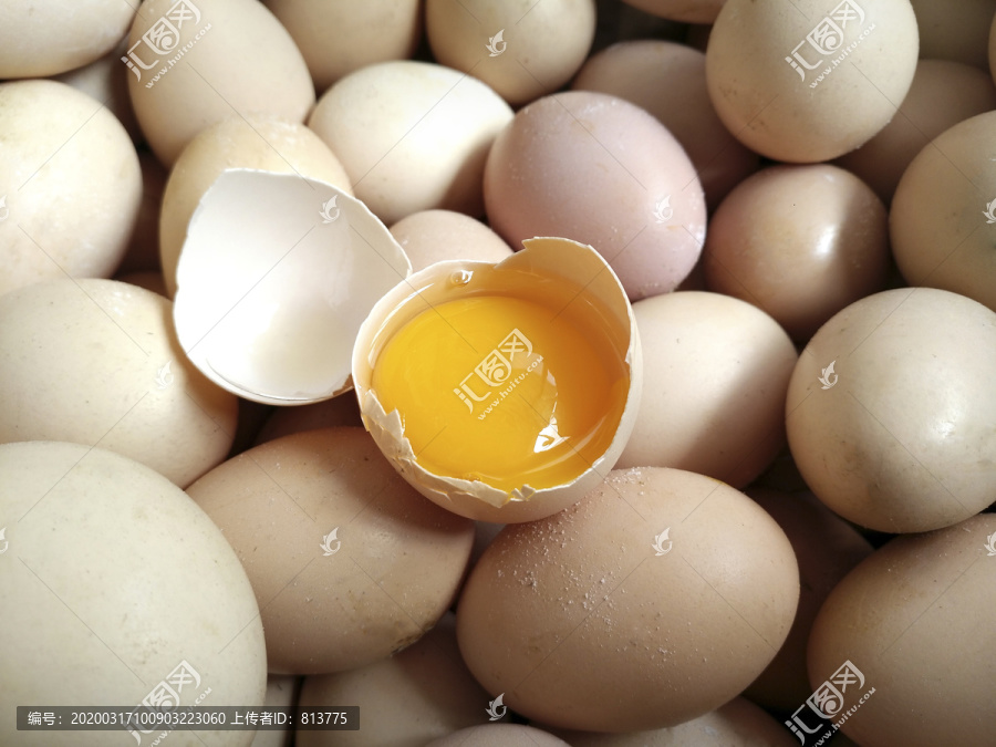 土鸡蛋蛋黄