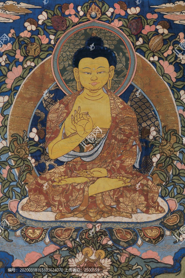 唐卡釋迦牟尼佛