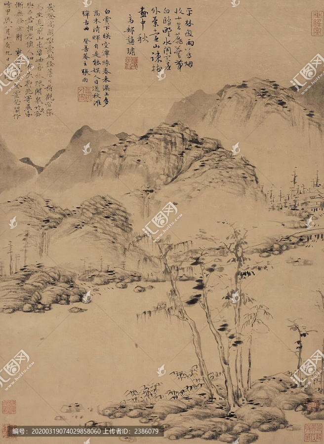 倪瓚登靈梵閣