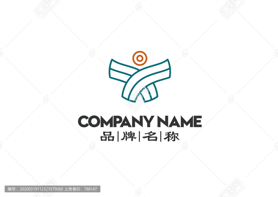 原創(chuàng)線條X字母LOGO