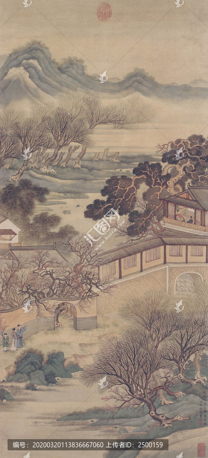 俞榕江鄉(xiāng)春曉圖