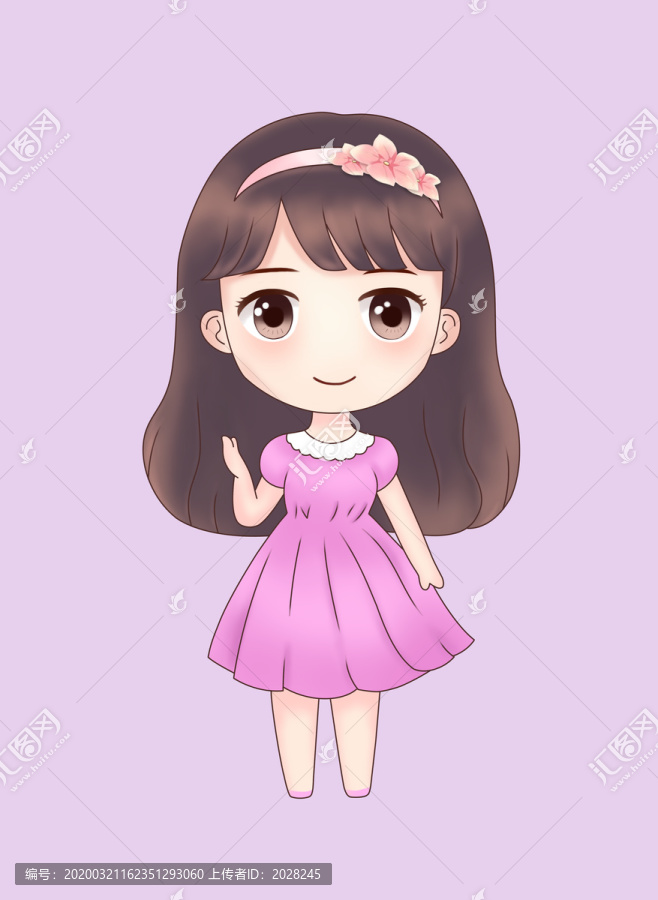 卡通女孩