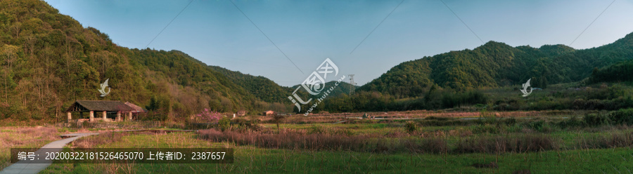 青山高山蓝天白云高清素材