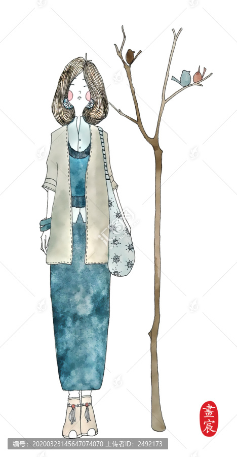 休閑少女