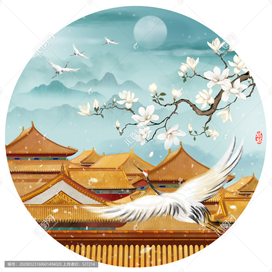 故宮插畫