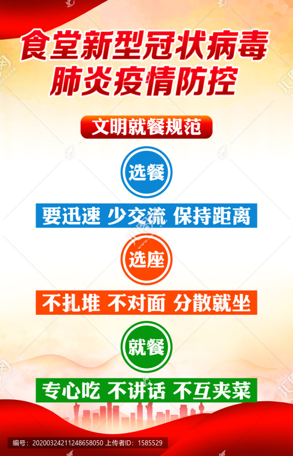 疫情期間食堂安全就餐