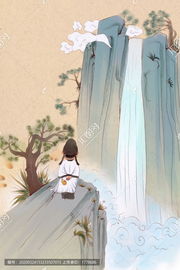 中國古詩詞插畫