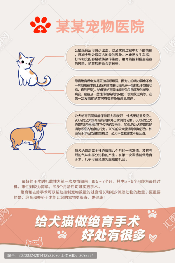 犬猫做绝育