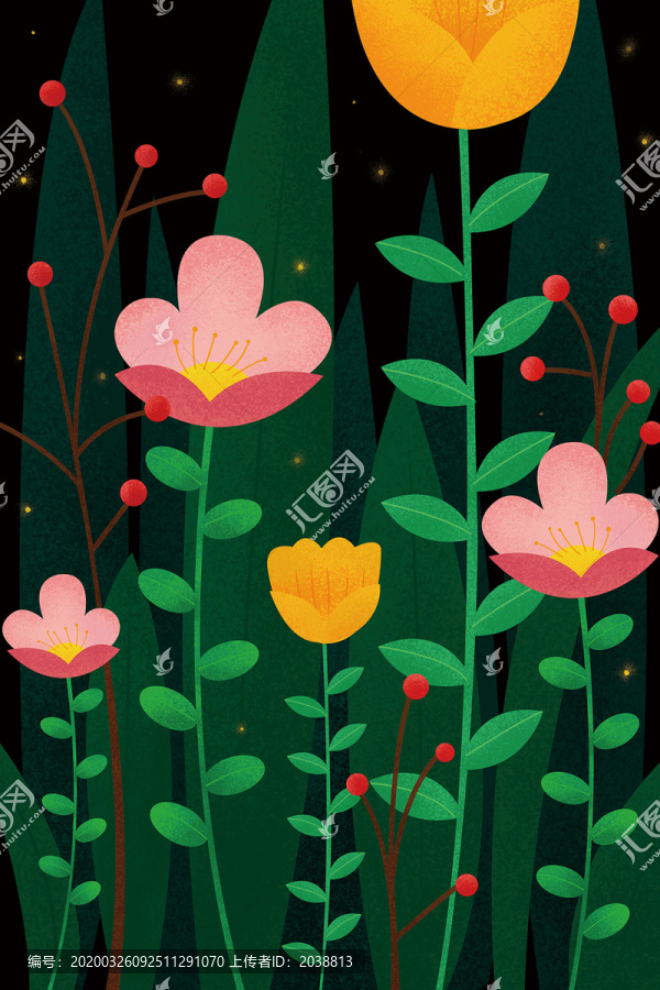 美麗的花朵