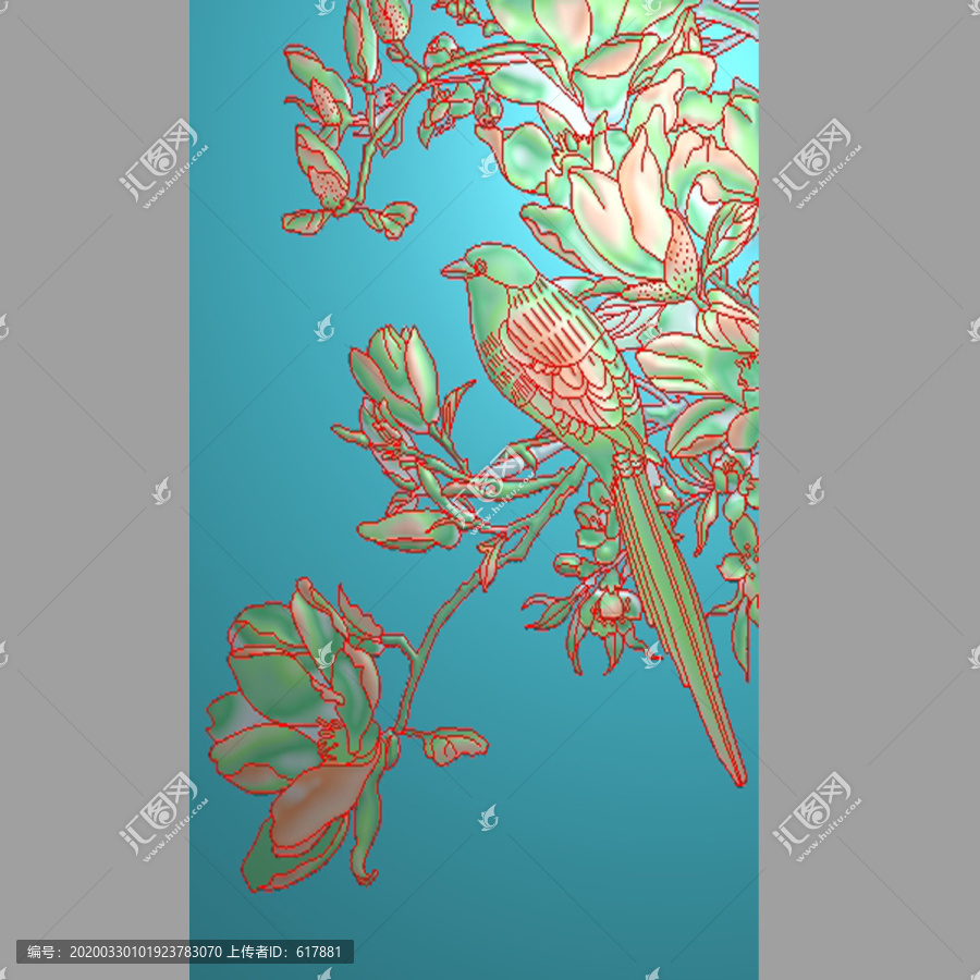 玉蘭花鳥