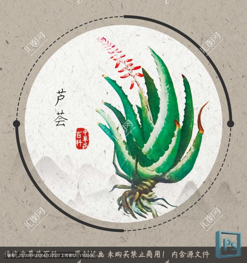 中草藥植物百科蘆薈