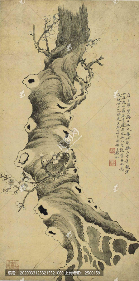 錢杜古梅新放圖
