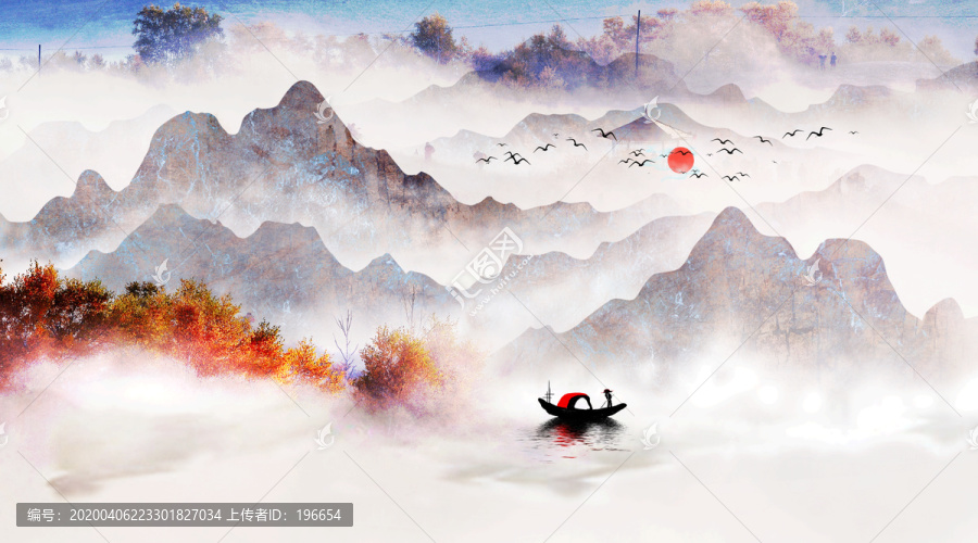 意境水墨畫