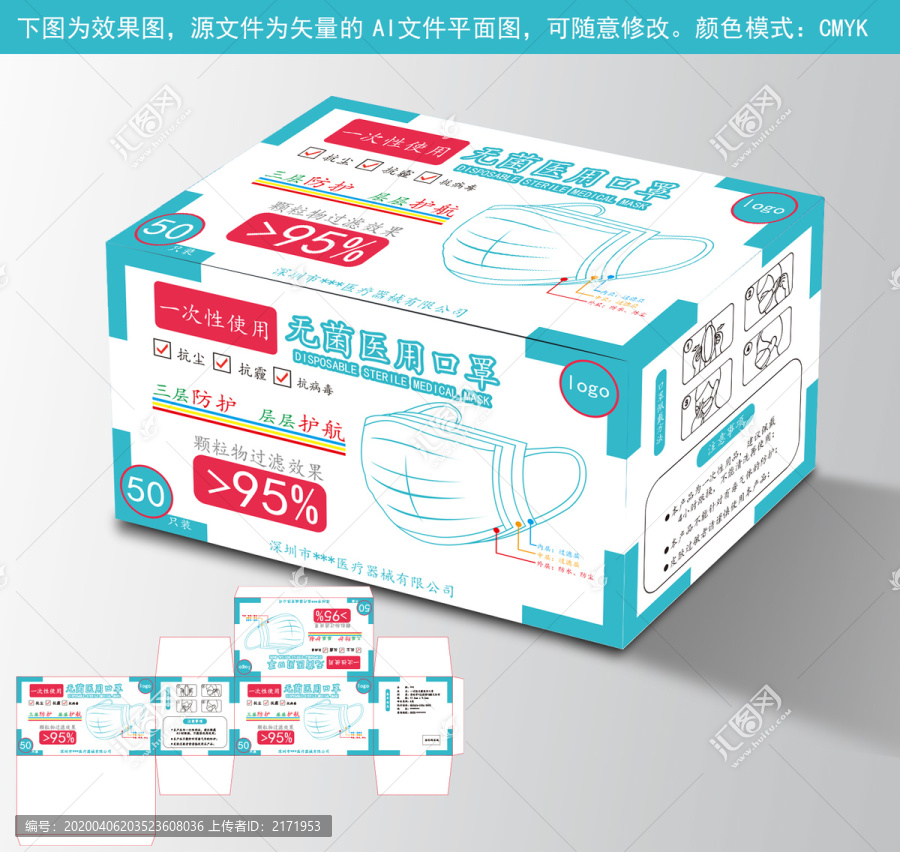 一次性口罩包裝