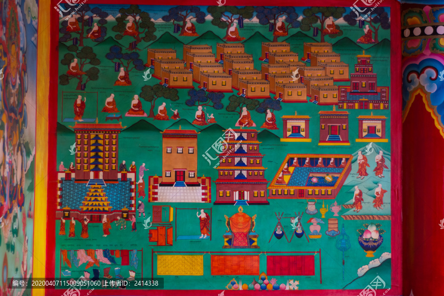 藏式壁画