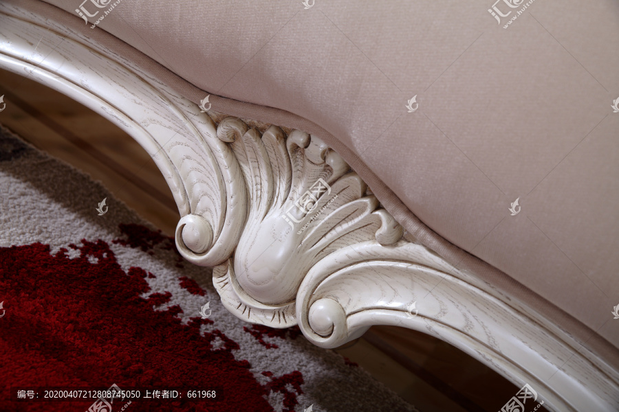 欧美古典床尾雕刻
