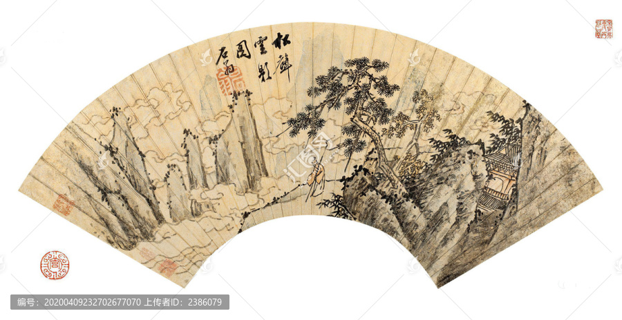 沈周松聲云影圖