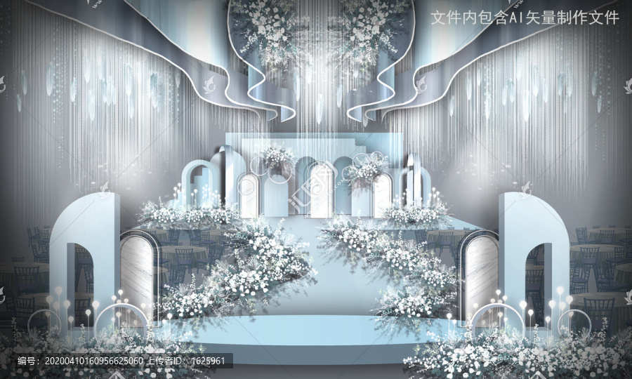 藍(lán)色系婚禮