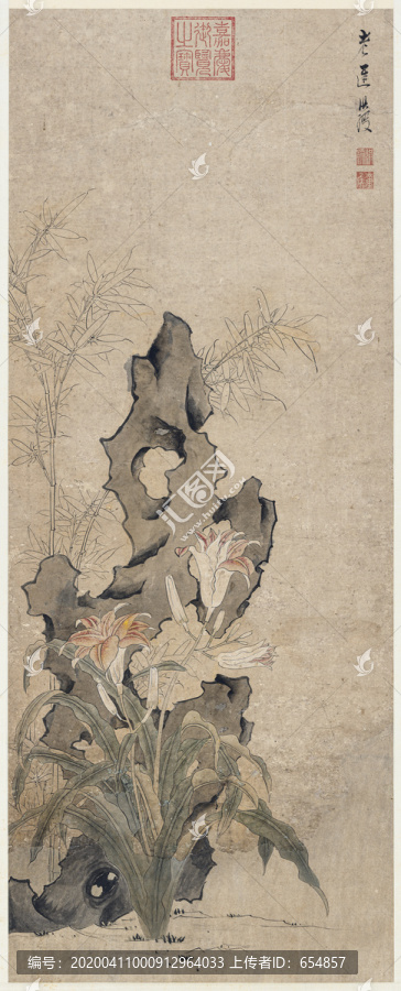 陳洪綬壽萱圖