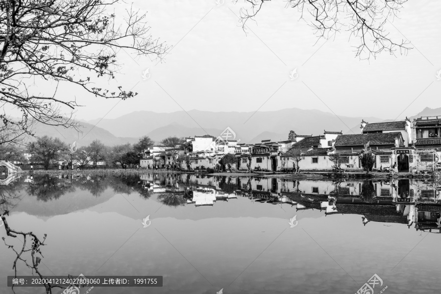 水墨山水风景画