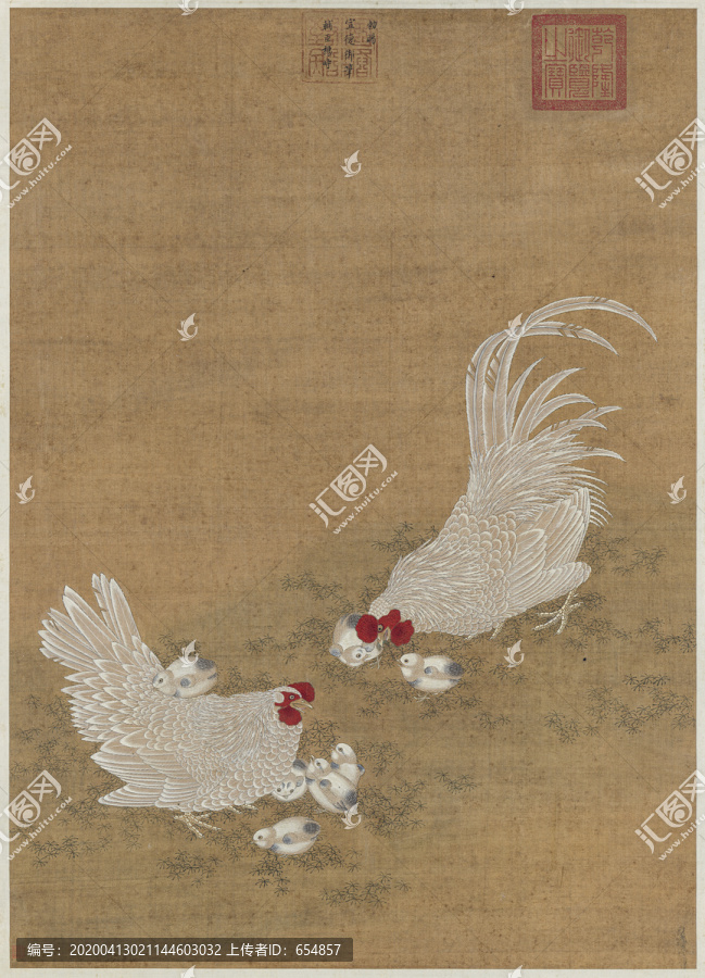 明宣宗朱瞻基子母雞圖