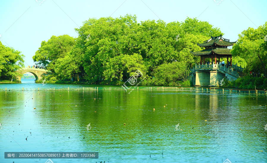 杭州西湖春天