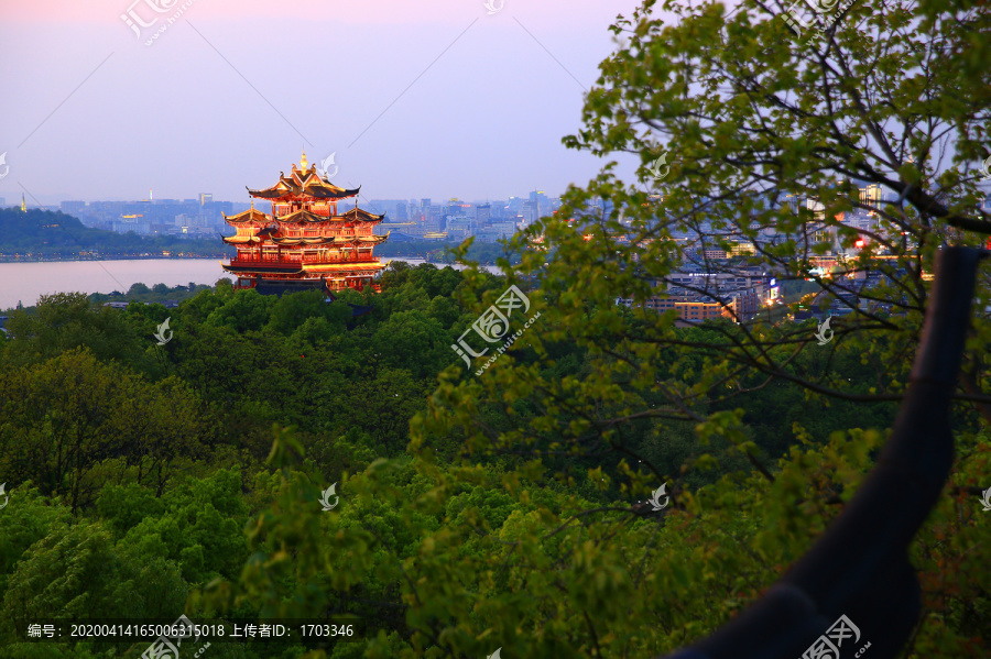 杭州吴山天风