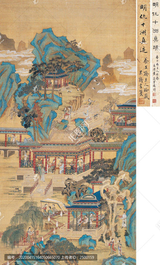 仇英,春山宮苑圖