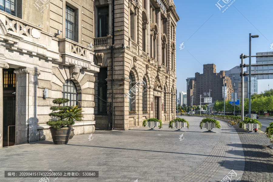 上海外滩欧式建筑街景