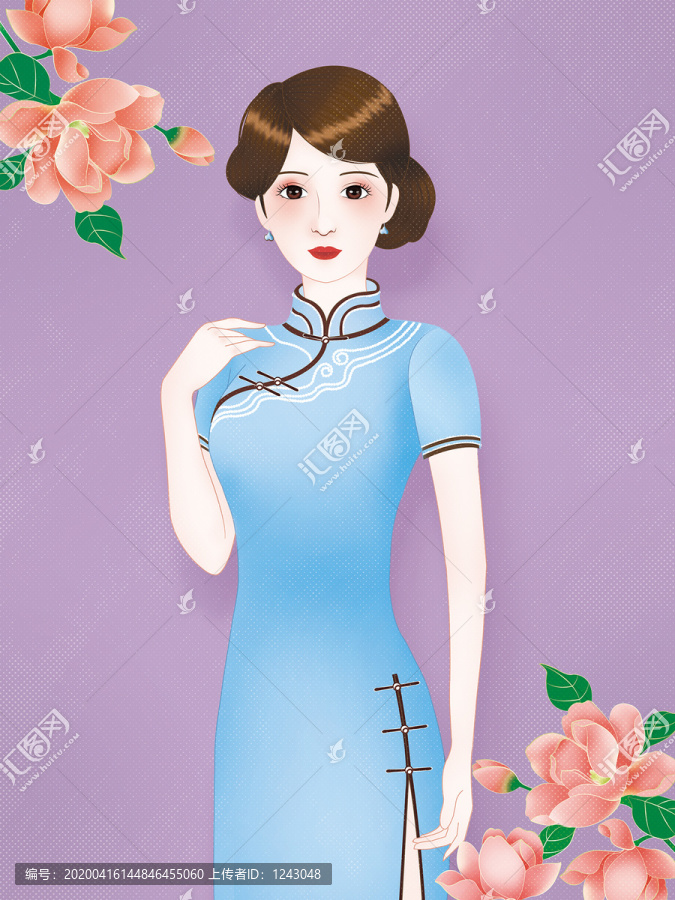 旗袍女
