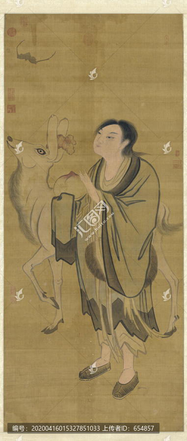 商喜福祿壽圖