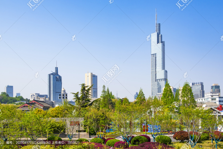 南京紫峰大厦高清图