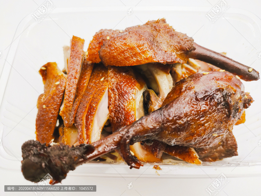 烤鸭肉图片