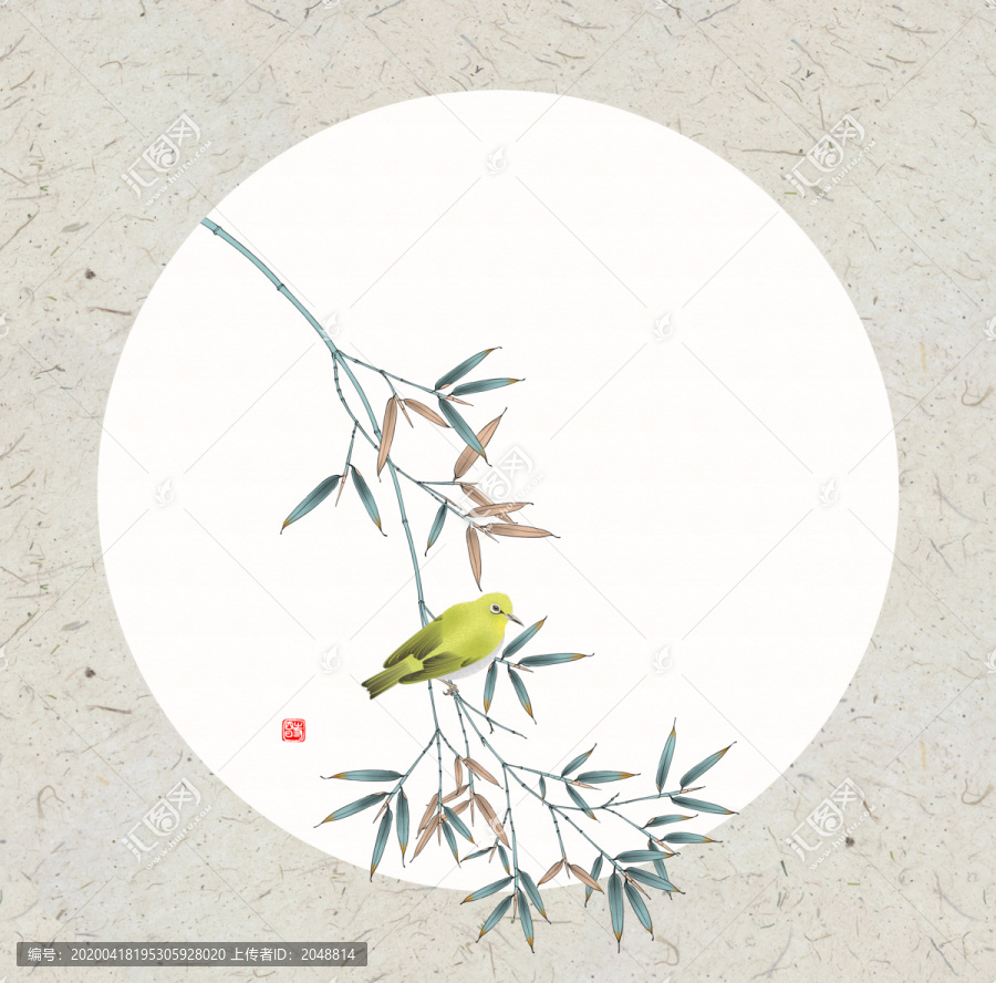 竹子翠鳥
