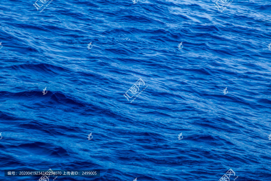 蓝色海水质感纹理贴图