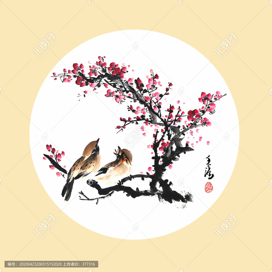 原創(chuàng)寫(xiě)意裝飾畫(huà)
